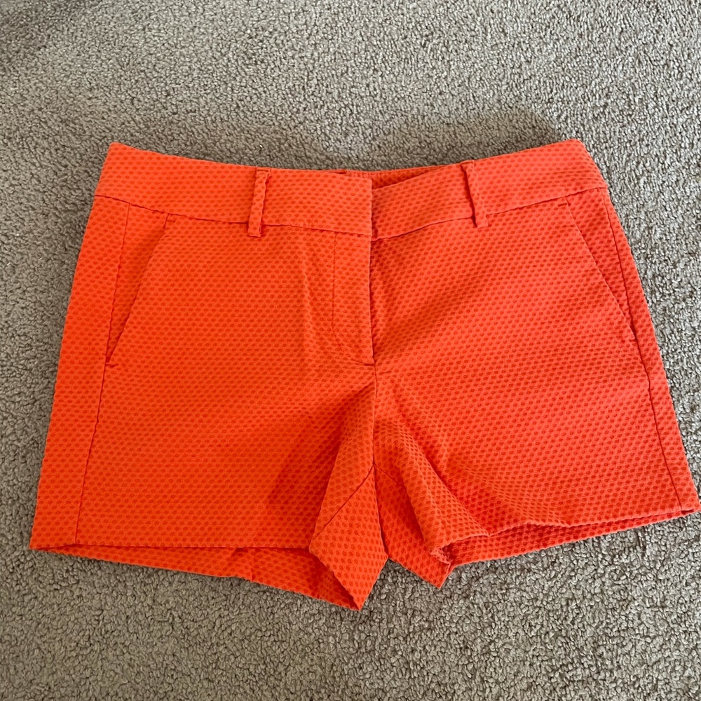 Ann Taylor Women Orange Shorts 8 Petites